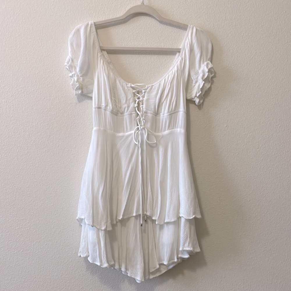 Nectar clothing, M, White romper